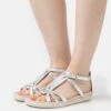 ECCO Simpil Flat - Sandals - Metallics