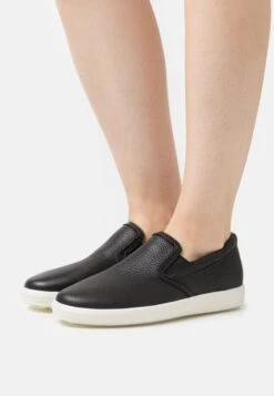 ECCO Soft - Slip-Ons - Black/Powder